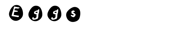 Eggs font