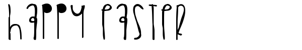 Happy Easter font