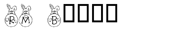 RM Bunny font