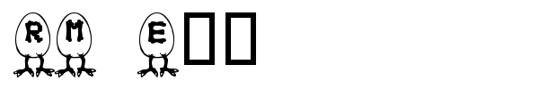 RM Egg font