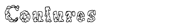 Coulures font