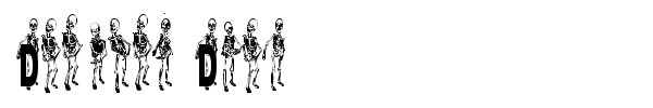 Dancing Dead font