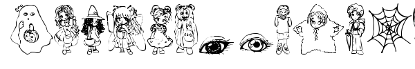 Halloween 2001 font preview