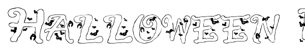 Halloween Bats font