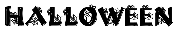Halloween Spider font