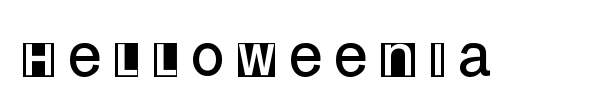 HelloweeniA font