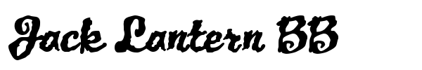 Jack Lantern BB font preview