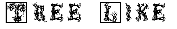 Tree Like font