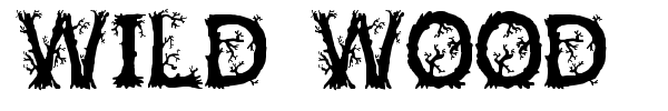 Wild Wood font
