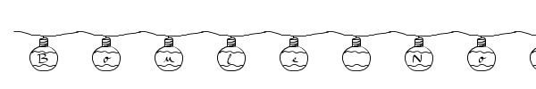 Boule Noel font