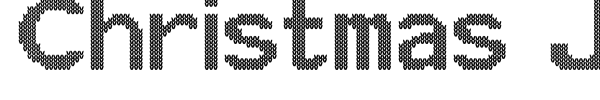 Christmas Jumper font