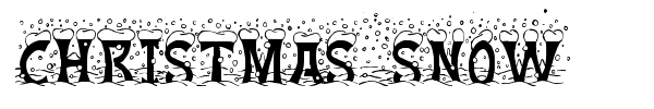 Christmas Snow font