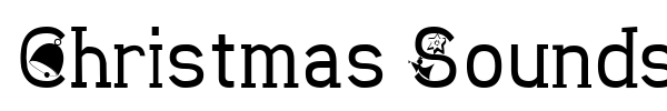 Christmas Sounds font