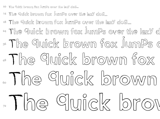 ChristmasgocDani font waterfall