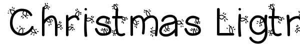 Christmas Ligtness font