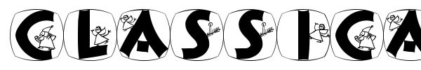 ClassiCaps Xmas font
