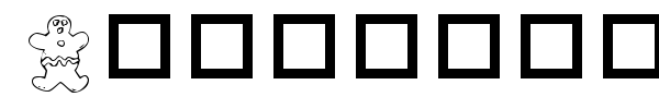 Destiny's Gingerbread Dings font