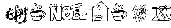 Janda Christmas Doodles font