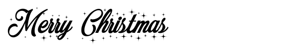 Merry Christmas font