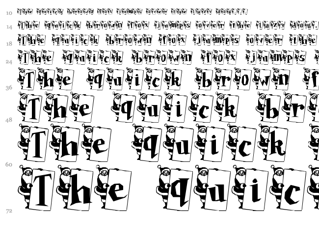 Papa Noel font waterfall