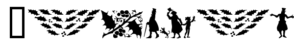 Rackham Holiday Ornament font