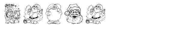 Santa font