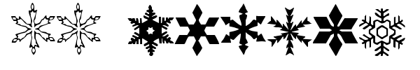 WW Flakes font