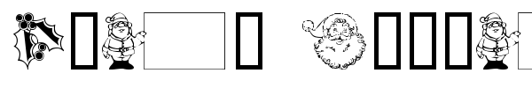 Xmas Clipart font