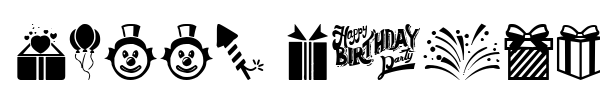 Happy Birthday font